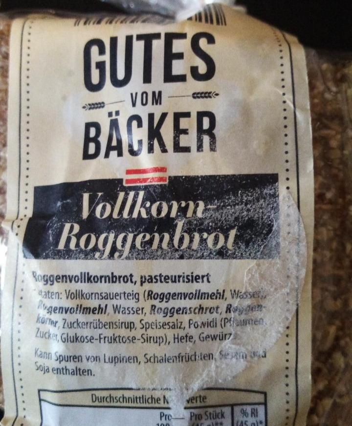 Fotografie - Vollkorn Roggenbrot Hofer