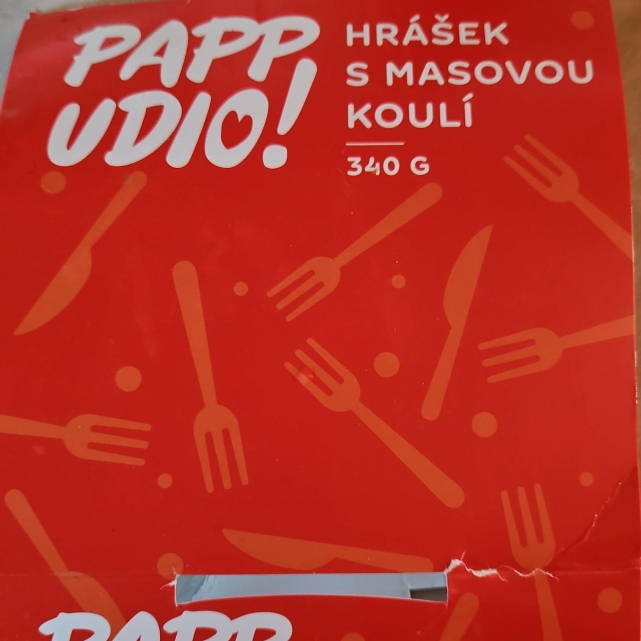 Fotografie - Hrášek s masovou koulí Papp Udio!
