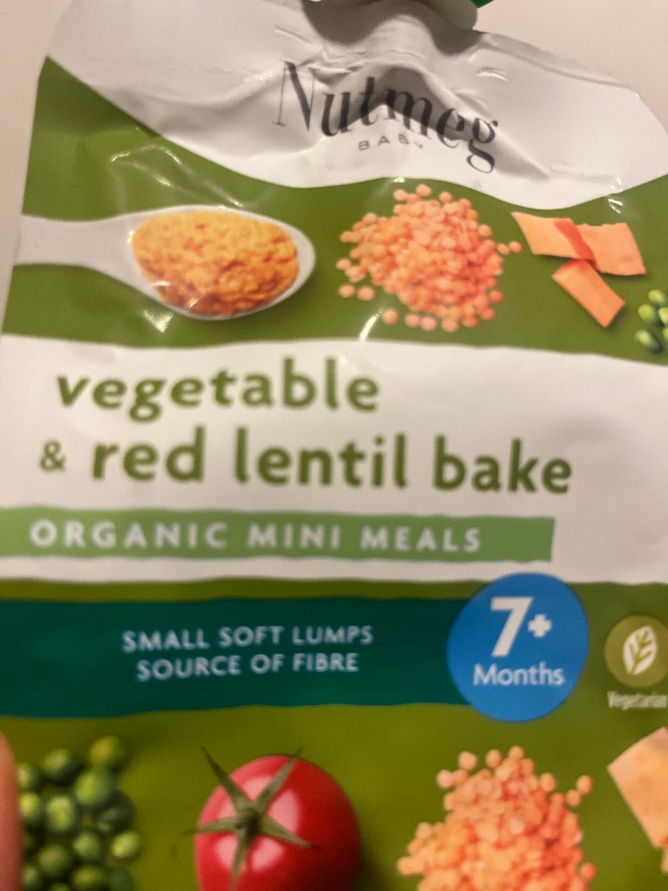 Fotografie - Organic Vegetable & Red Lentil Bake Nutmeg Baby