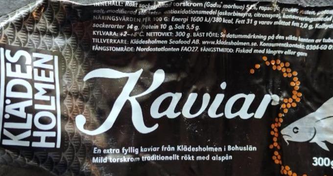 Fotografie - Kaviar Klädes Holmen