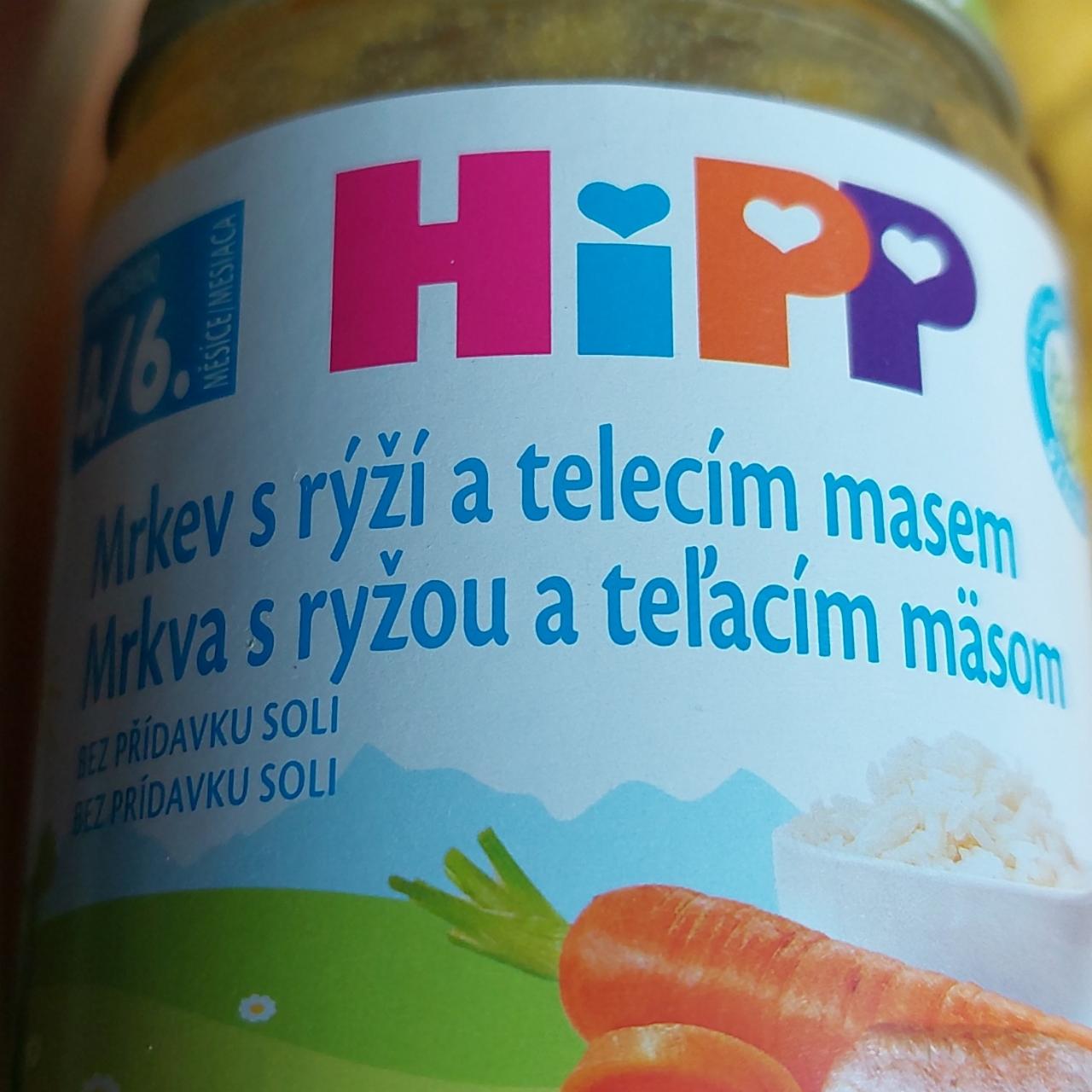 Fotografie - Mrkev s rýží a telecím masem Hipp Bio
