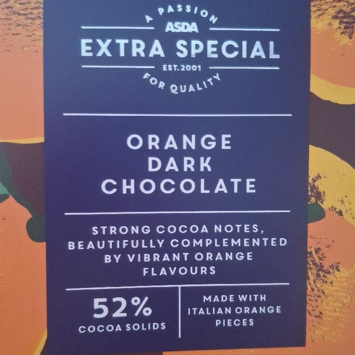 Fotografie - Orange dark chocolate Asda Extra Special