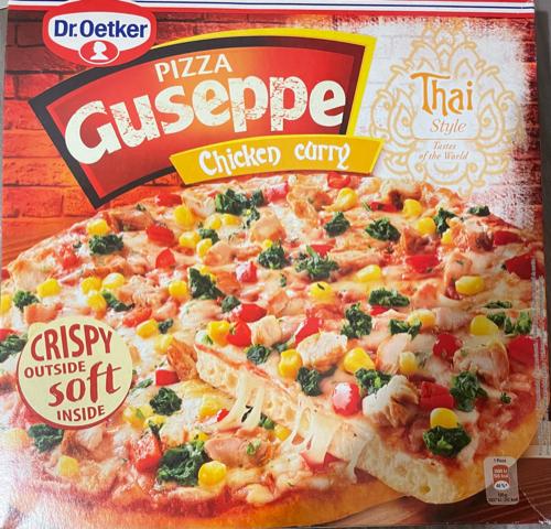 Fotografie - Pizza guseppe chicken curry Dr.Oetker