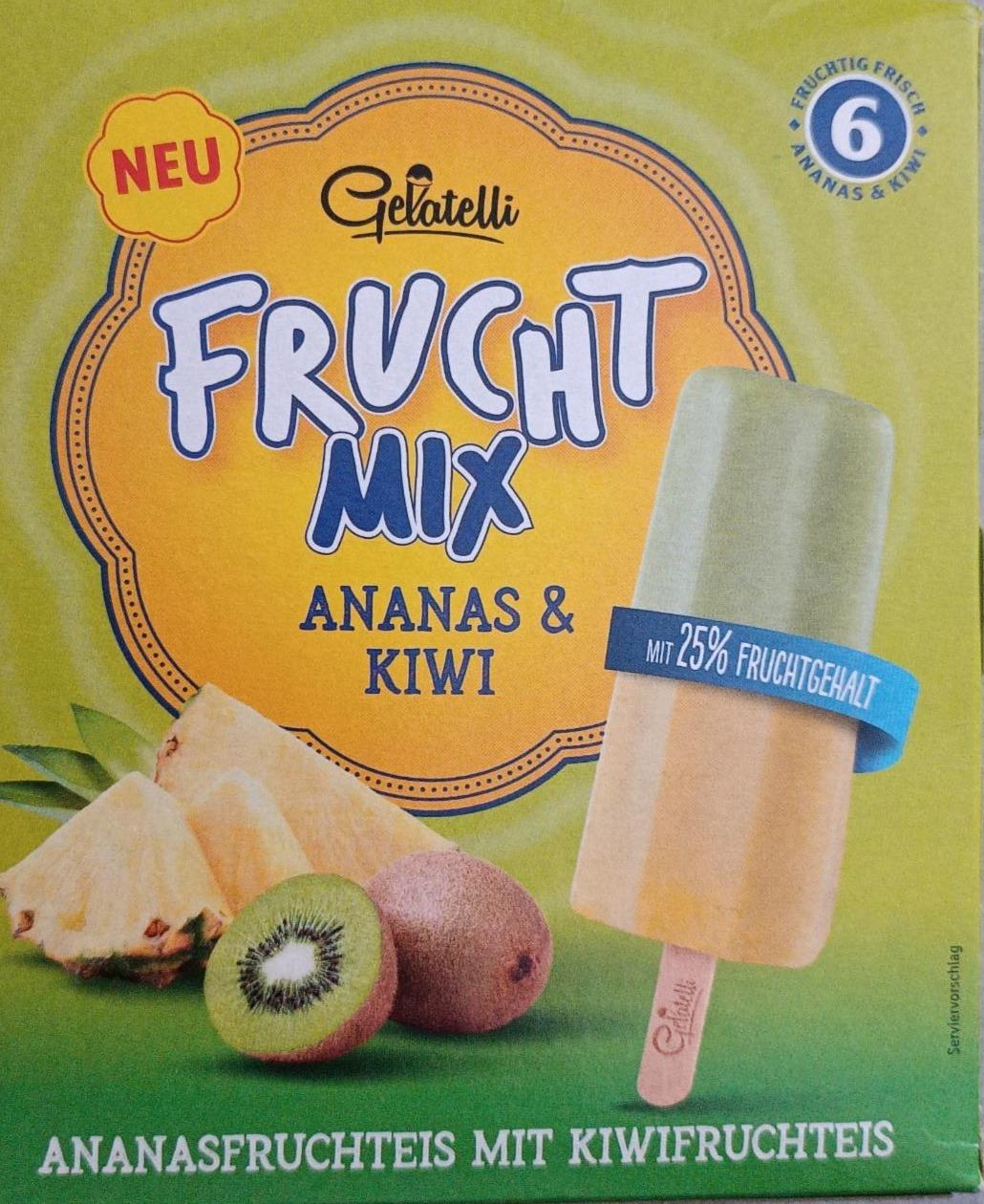 Fotografie - Frucht mix Ananas & Kiwi Gelatelli