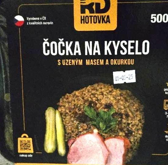 Fotografie - Čočka na kyselo s uzeným masem a okurkou RD Hotovka