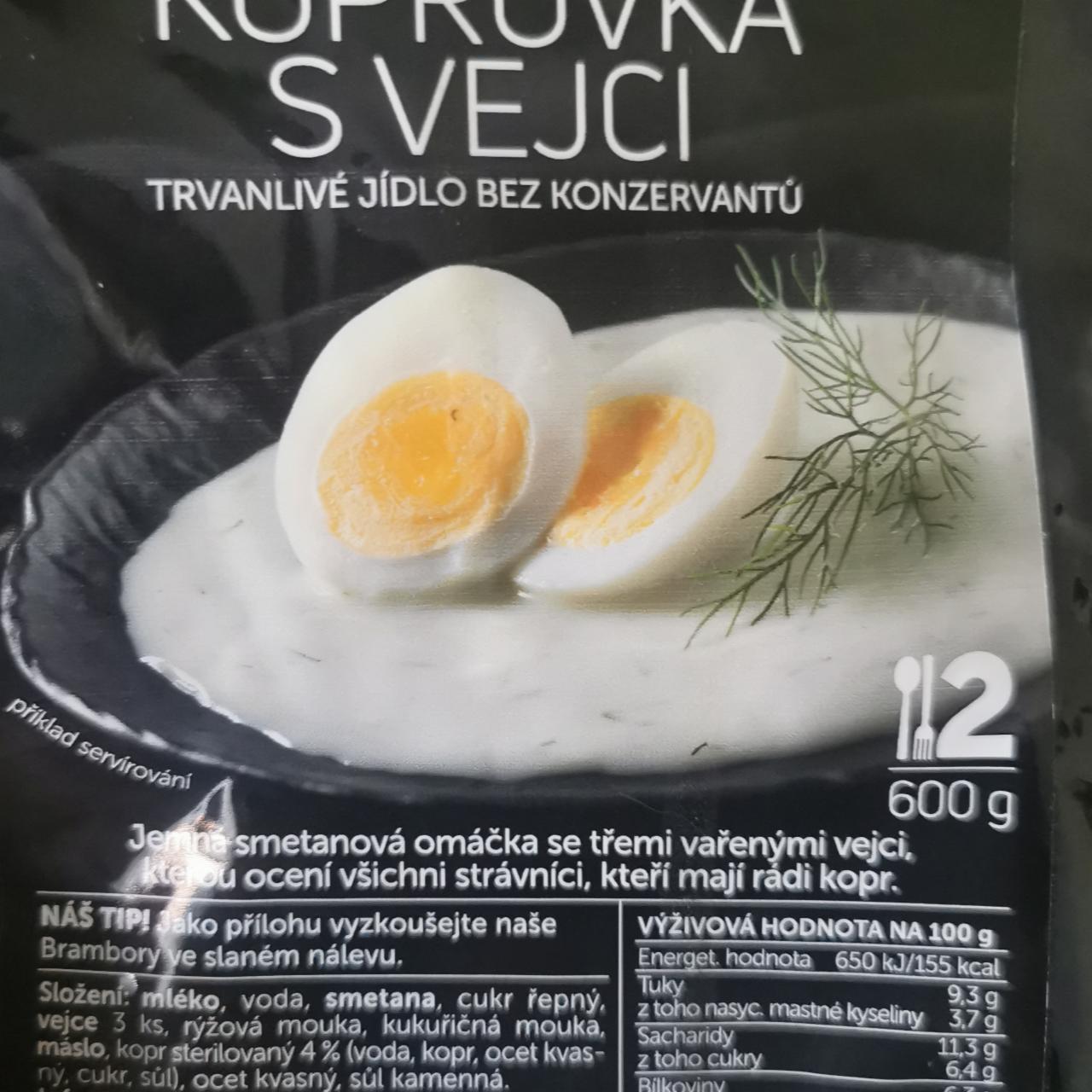 Fotografie - Koprovka s vejci Expres menu