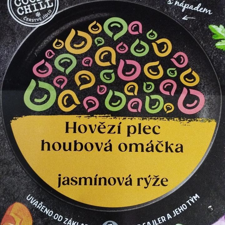 Fotografie - Hovězí plec houbová omáčka jasmínová rýže Cibule Bistro