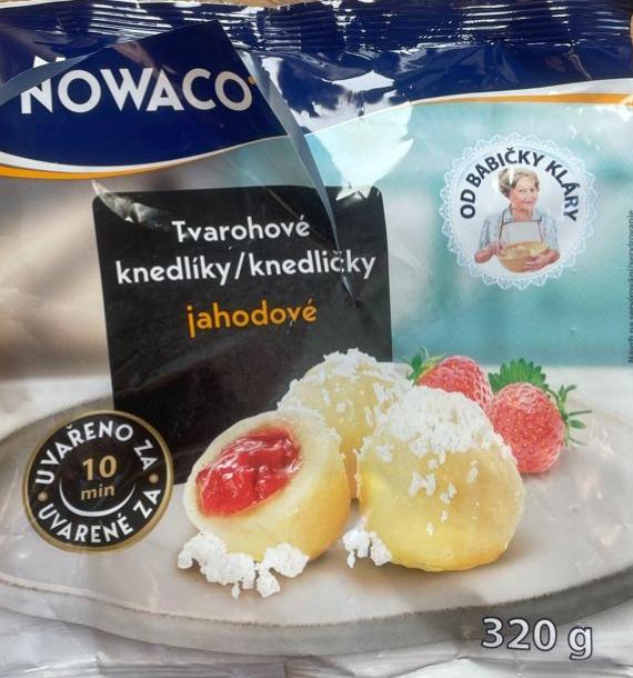 Fotografie - Tvarohové knedlíky jahodové Nowaco