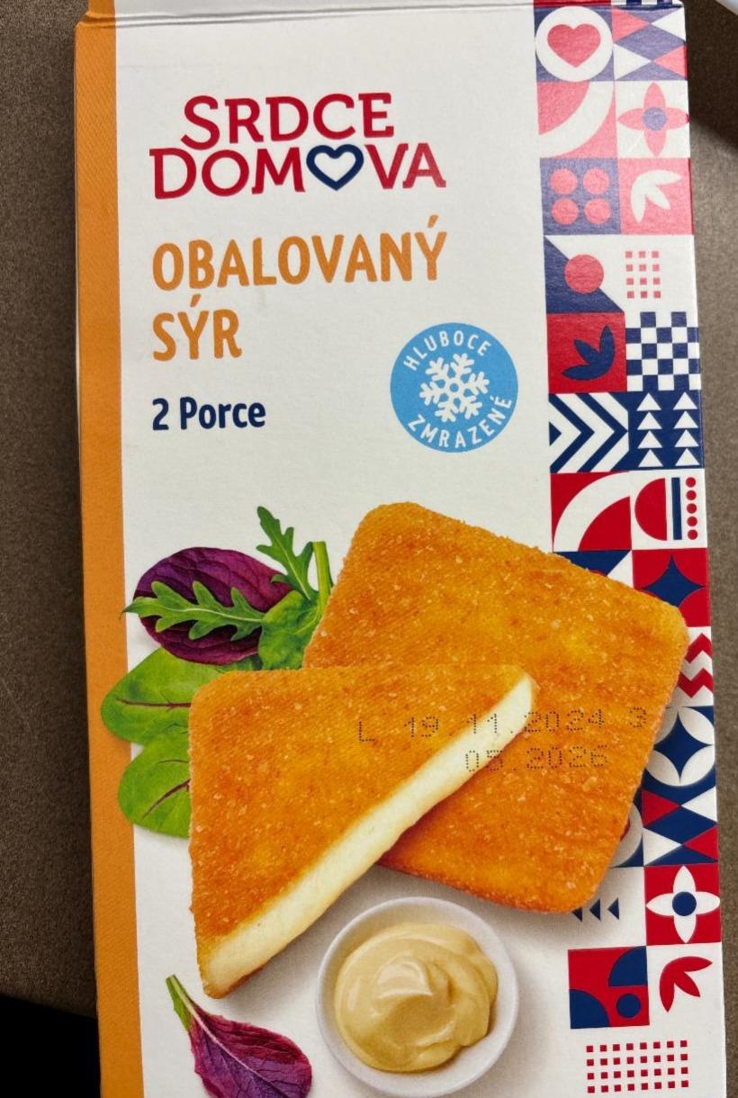 Fotografie - Obalovaný sýr Srdce domova
