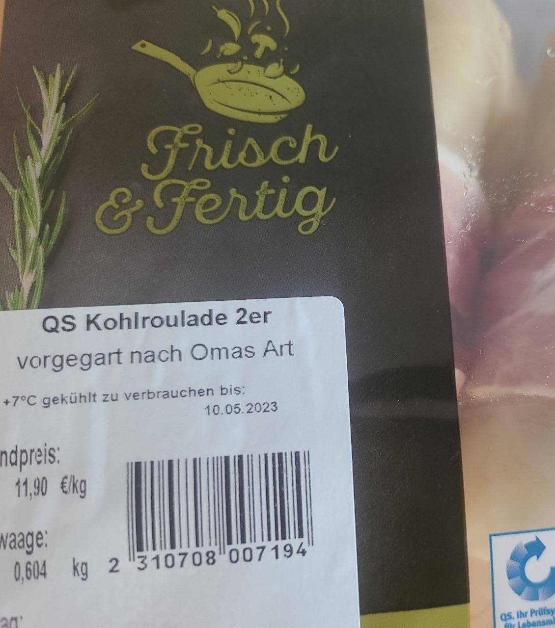 Fotografie - Kohlrozlade vergegart nach Omas Art Frisch & Fertig
