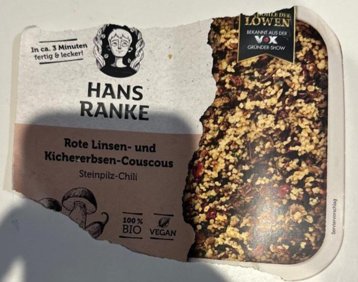 Fotografie - Rote Linsen- und Kichererbsen-Couscous Steinpilz-Chili Hans Ranke