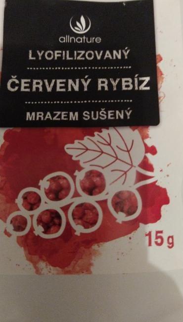 Fotografie - Lyofilizovaný Červený rybíz Allnature