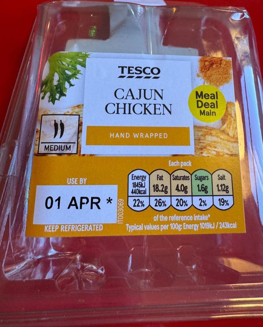 Fotografie - Cajun chicken Tesco