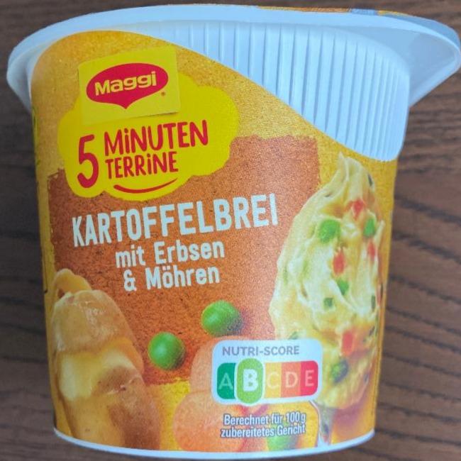 Fotografie - Kartoffelbrei mit erbsen & möhren Maggi