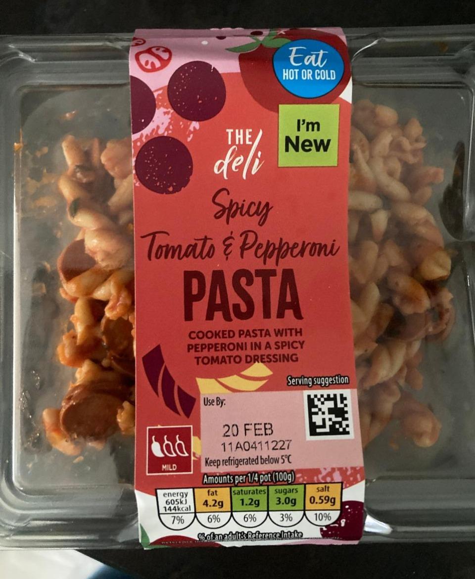 Fotografie - Spicy Tomato & Pepperoni Pasta The deli