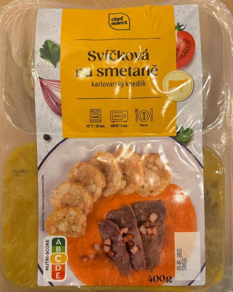 Fotografie - Svíčková na smetaně, karlovarský knedlík Chef Select
