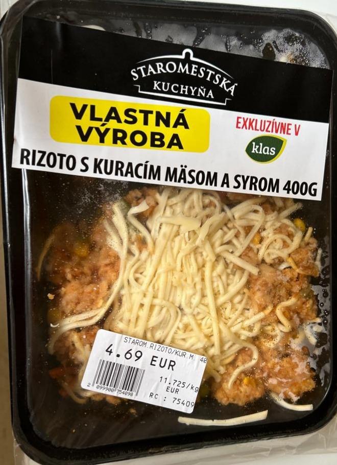 Fotografie - Rizoto s kuracím mäsom a syrom Staromestská Kuchyňa
