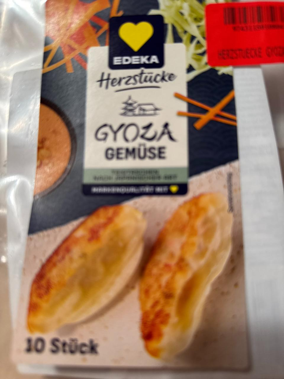 Fotografie - Gyoza gemüse Edeka