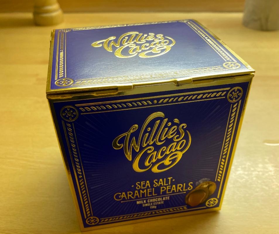 Fotografie - Willie’s Sea Salt Caramel Pearls Milk Chocolate