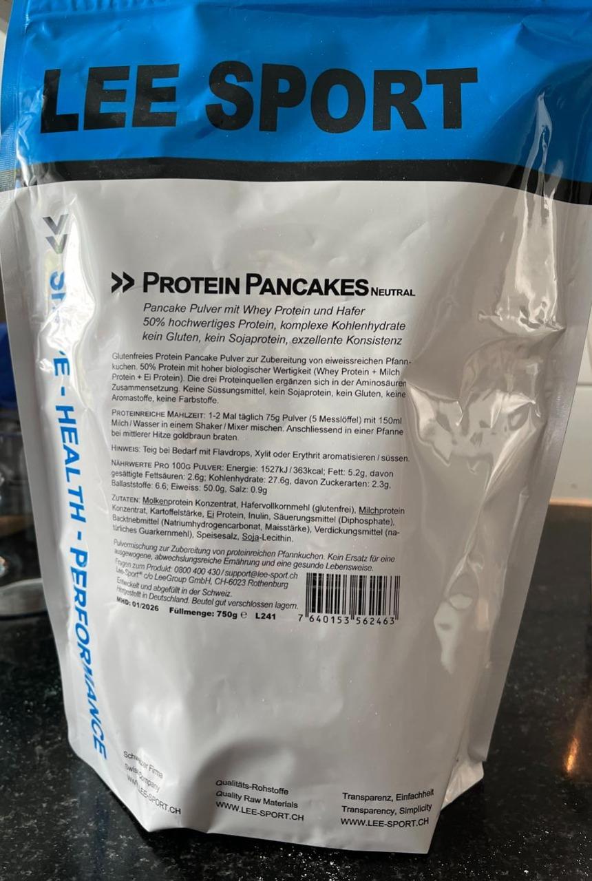 Fotografie - Protein pancakes Lee Sport