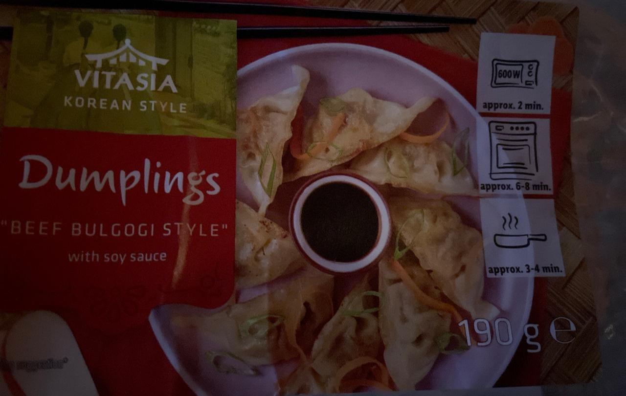 Fotografie - Korean Style Dumplings Beef Bulgogi Style Vitasia