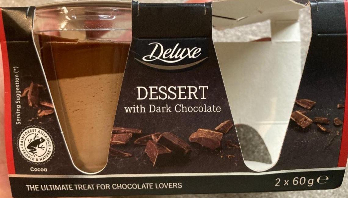 Fotografie - Dessert with dark chocolate Deluxe