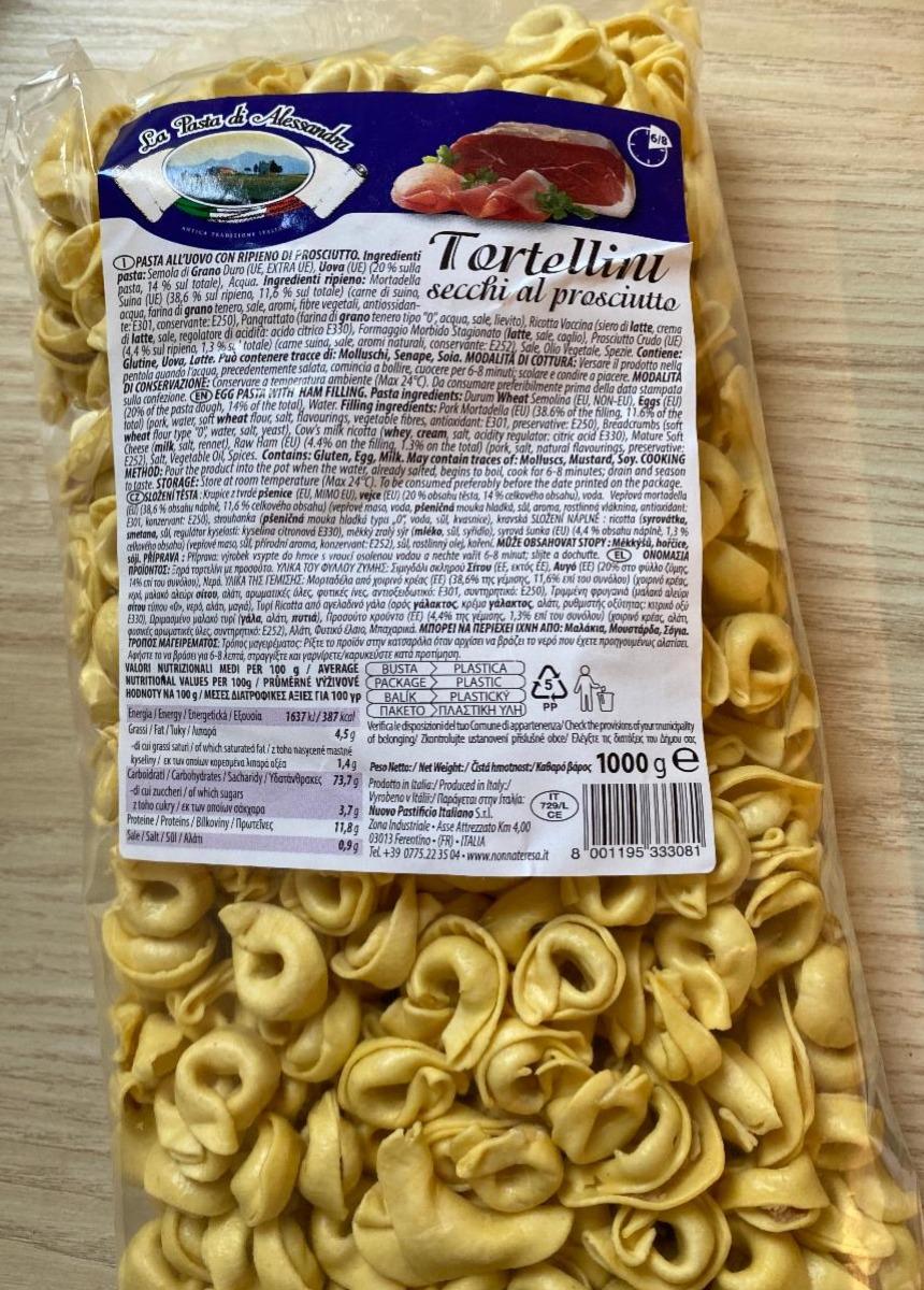 Fotografie - Tortellini secchi al prosciutto La Pasta di Alessandra