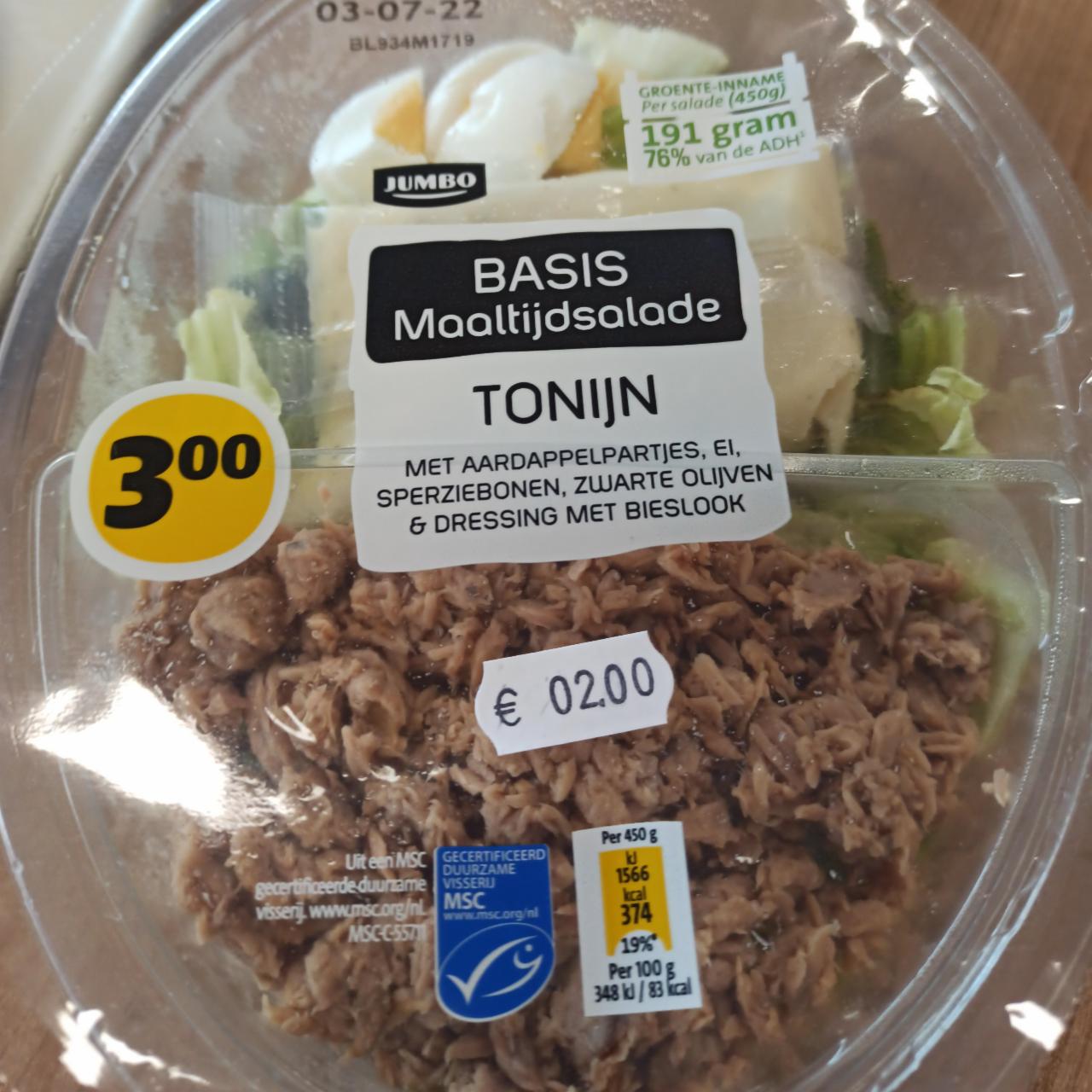 Fotografie - Basis maaltijdsalade