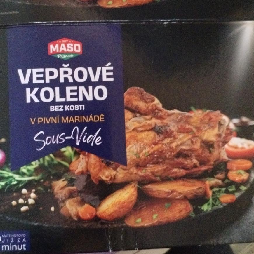 Fotografie - Vepřové koleno bez kosti v pivní marinádě Maso Příbram
