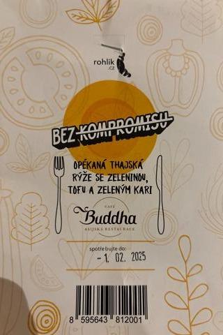 Fotografie - Opékaná thajská rýže se zeleninou, tofu a zeleným kari Rohlik.cz