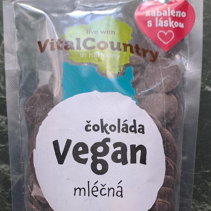Fotografie - Čokoláda vegan mléčná VitalCountry