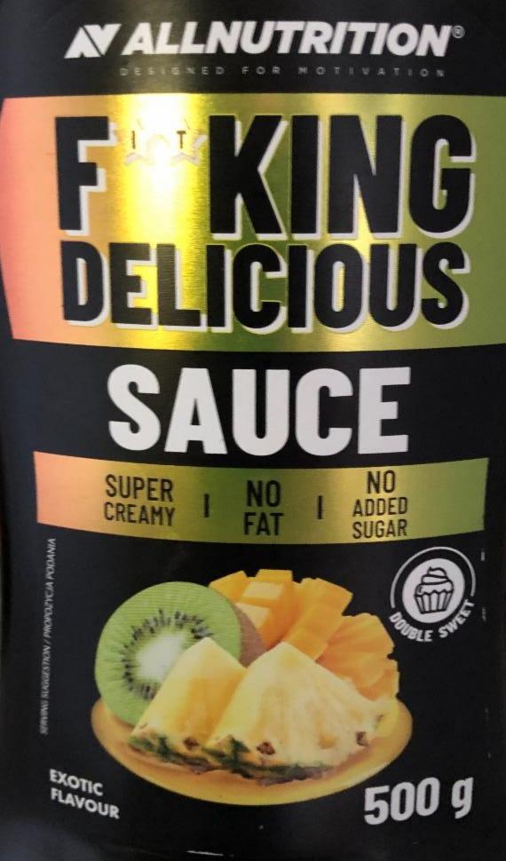Fotografie - F**king delicious sauce exotic flavour Allnutrition