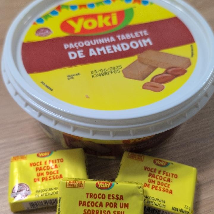 Fotografie - Paçoquinha tablete de amendoim Yoki