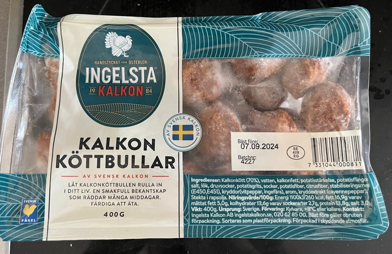 Fotografie - Kalkon köttbullar Ingelsta