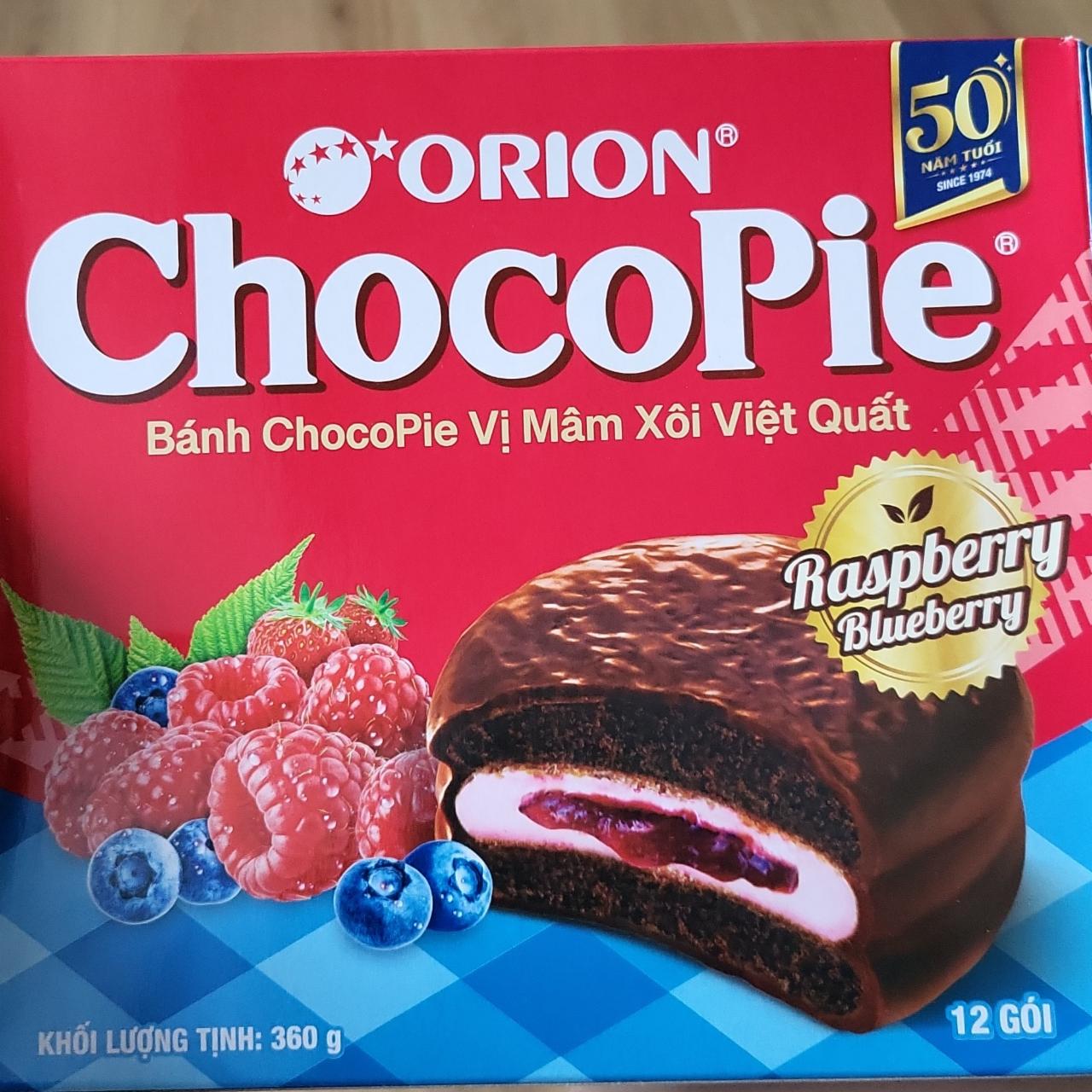 Fotografie - ChocoPie raspberry blueberry Orion