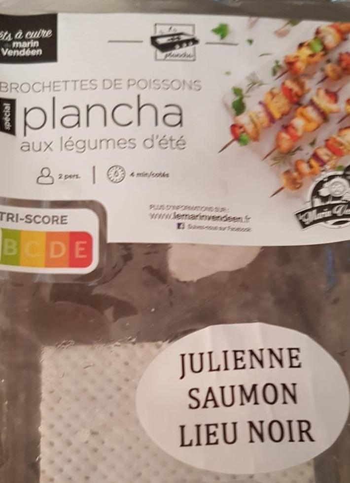 Fotografie - Brochettes de Poissons aux légumes d'été Le marin Vendéen