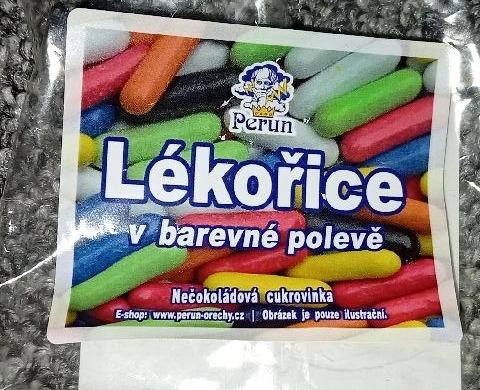 Fotografie - Lékořice v barevné polevě Perun