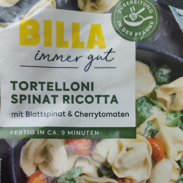 Fotografie - Tortelloni spinat ricotta Billa immer gut