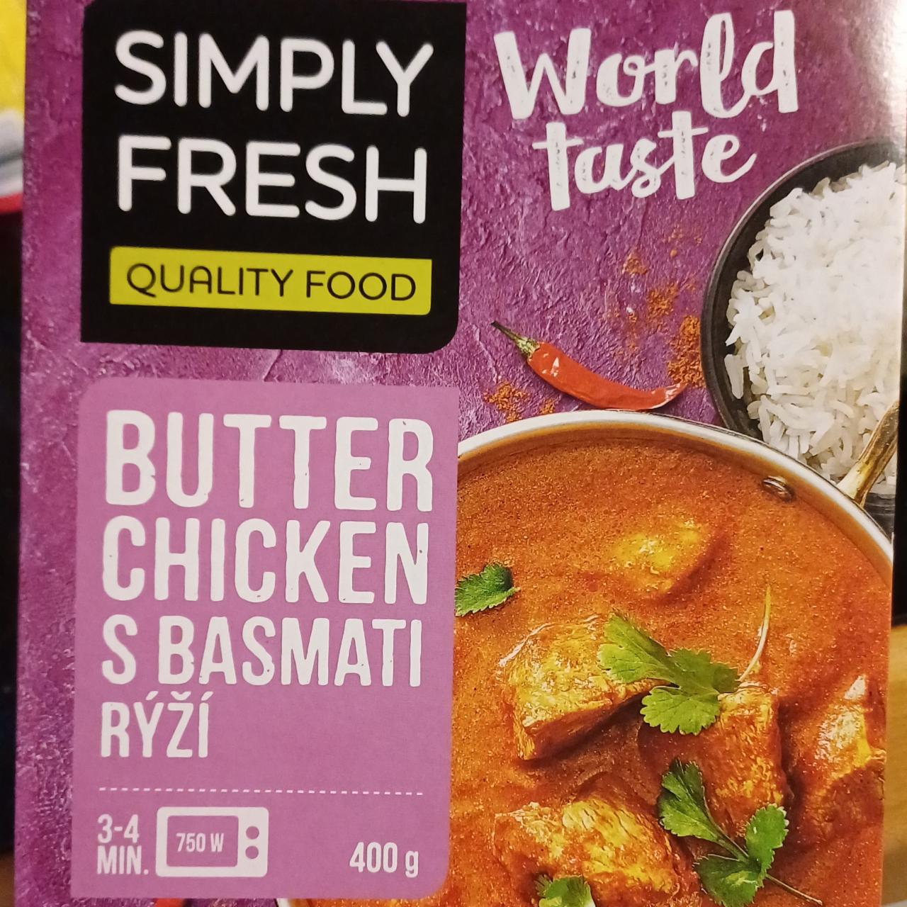 Fotografie - Butter chicken s basmati rýží Simply Fresh