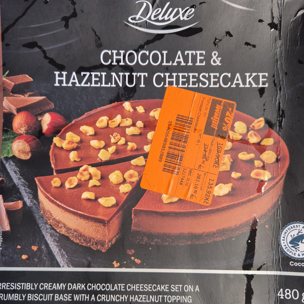 Fotografie - Chocolate & hazelnut cheesecake Deluxe
