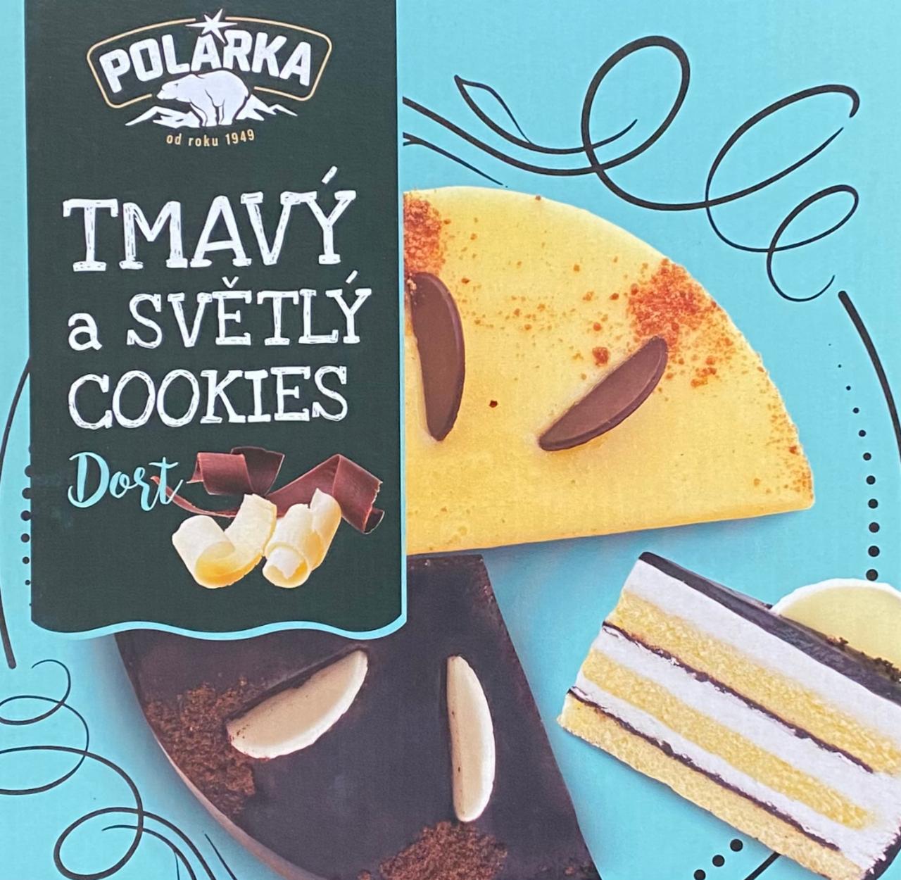 Fotografie - Tmavý a světlý cookies dort Polárka