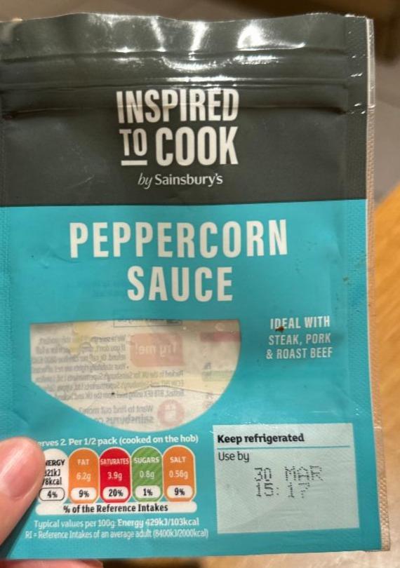 Fotografie - Inspired to Cook Peppercorn sauce by Sainsbury’s