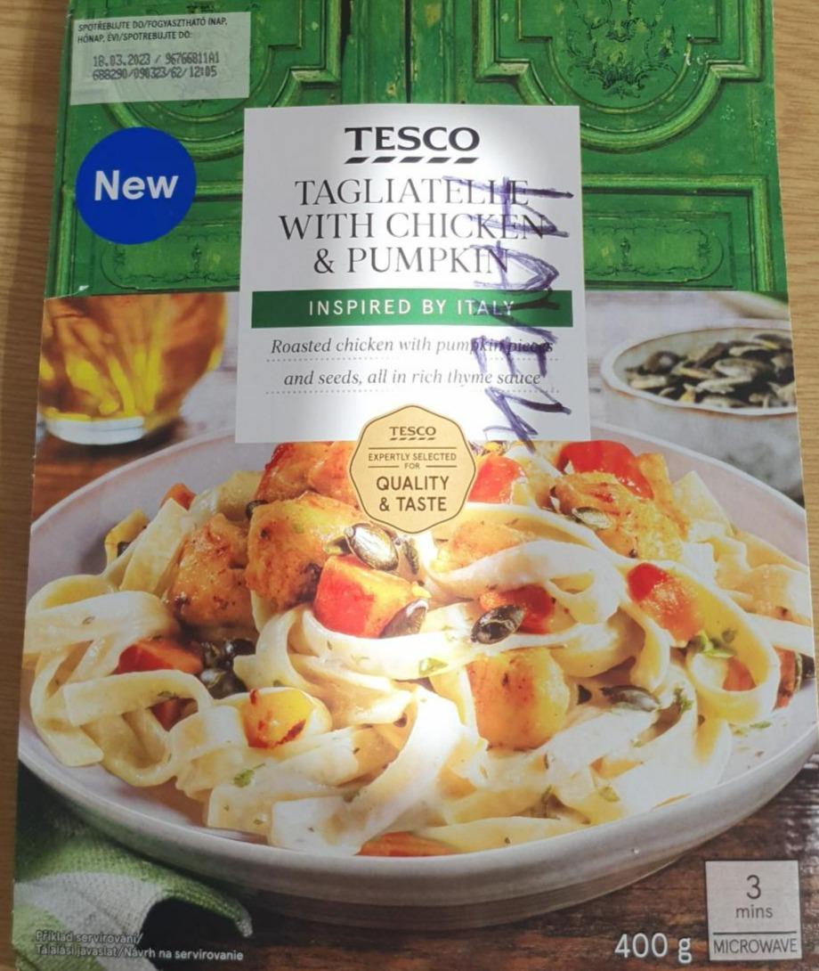 Fotografie - Tagliatelle with chicken & pumpkin Tesco
