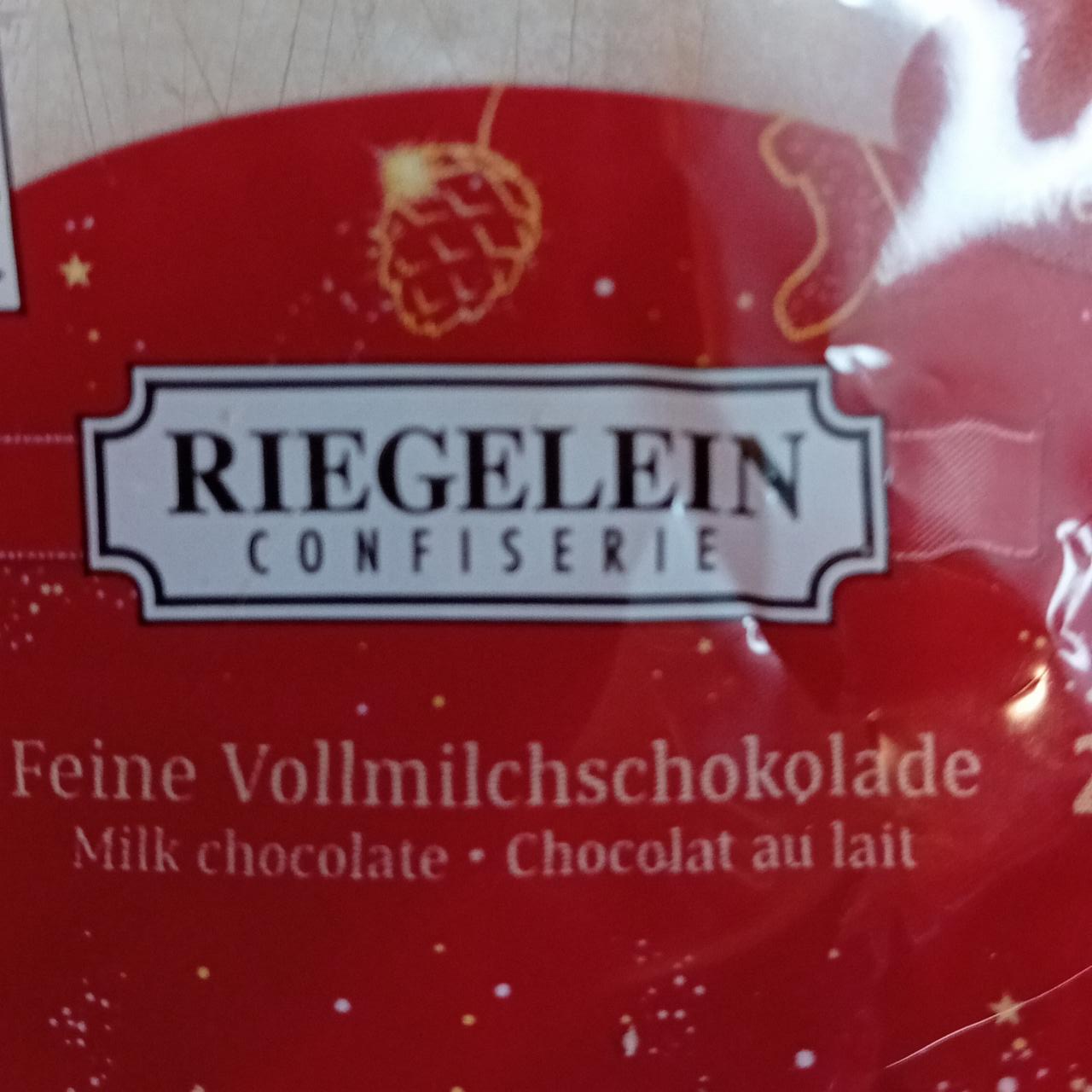 Fotografie - Vánoční sáček feine vollmilch schokolade Riegelein Confiserie