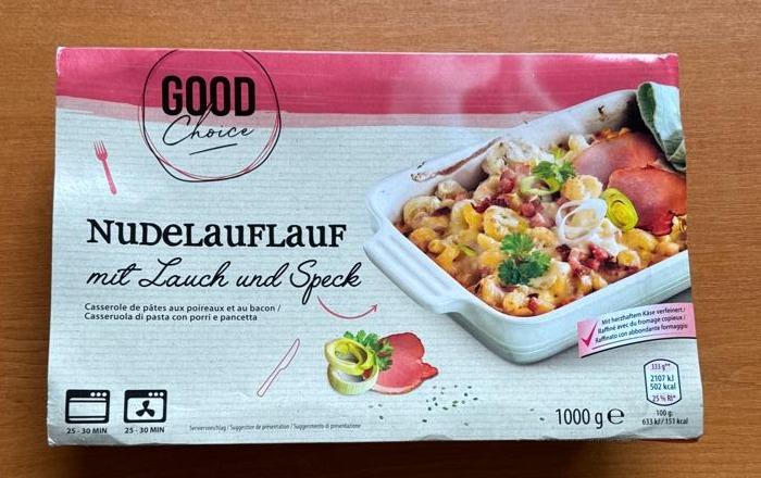 Fotografie - Nudelauflauf mit lauch und speck Good choice