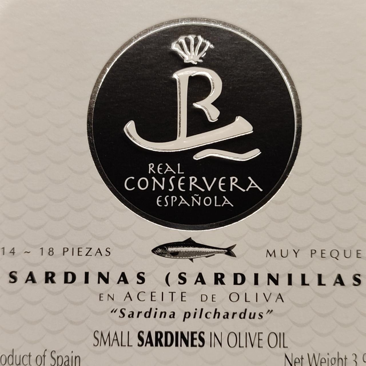 Fotografie - Sardinillas en aceite de oliva Real Conservera Española