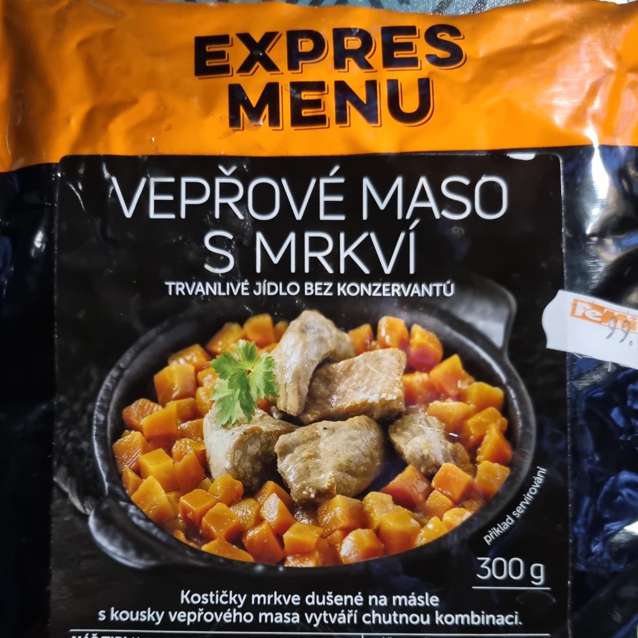 Fotografie - Vepřové maso s mrkví Expres Menu