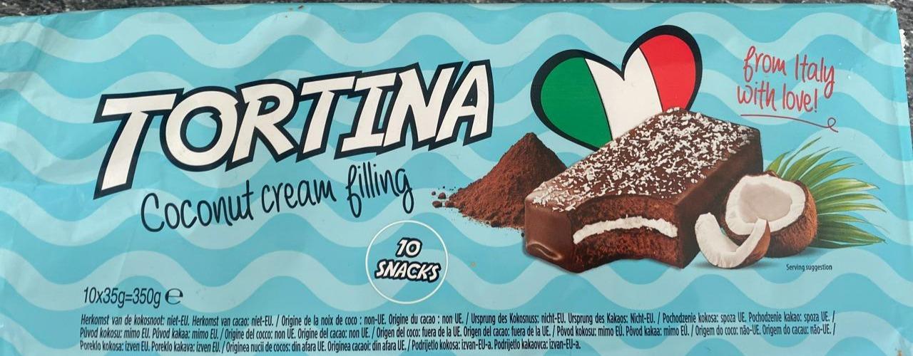 Fotografie - Coconut cream filling Tortina