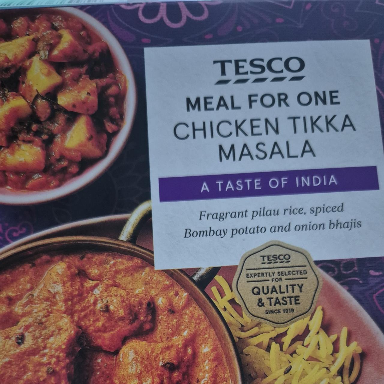 Fotografie - Chicken tikka masala Tesco