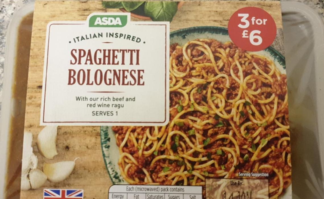 Fotografie - Spaghetti Bolognese Asda